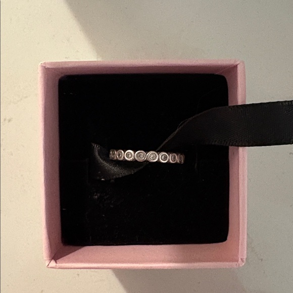 Pandora Jewelry - Pandora  Silver Ring with silver Stones